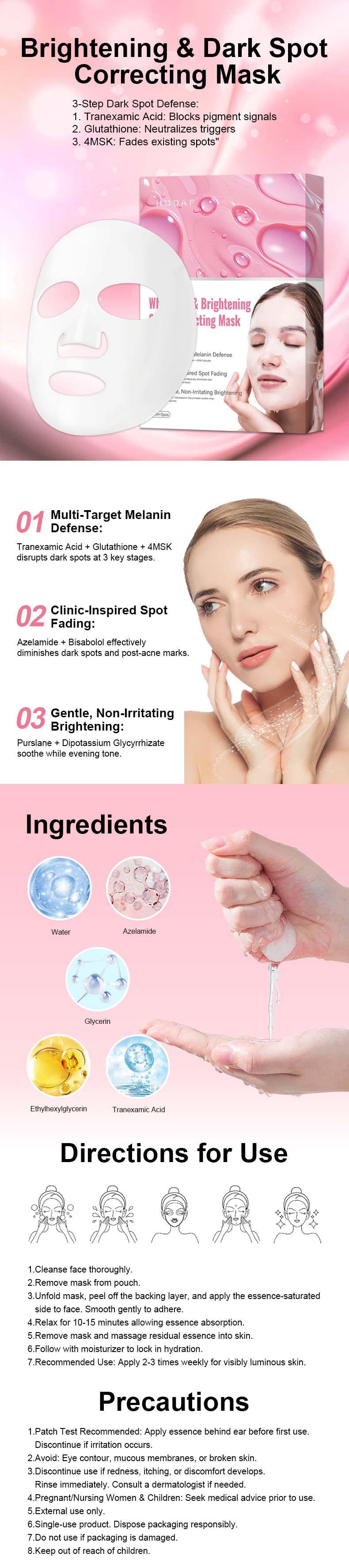 Whitening & Spot Correcting Facial Mask